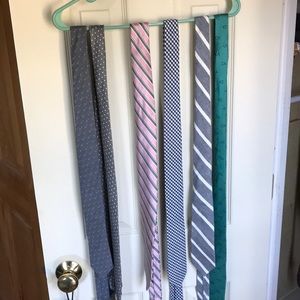 Silk and cotton ties